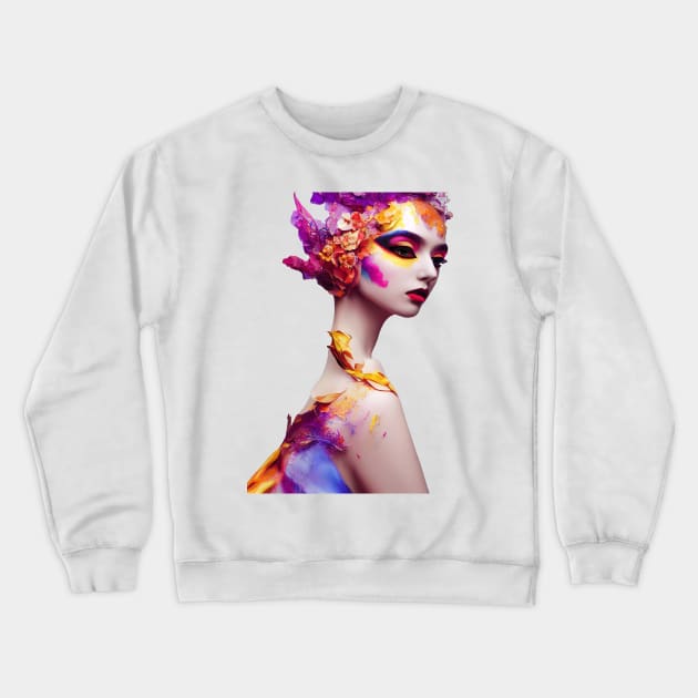 Fashion Art - Avant-garde version 2 Crewneck Sweatshirt by Pugosaurus